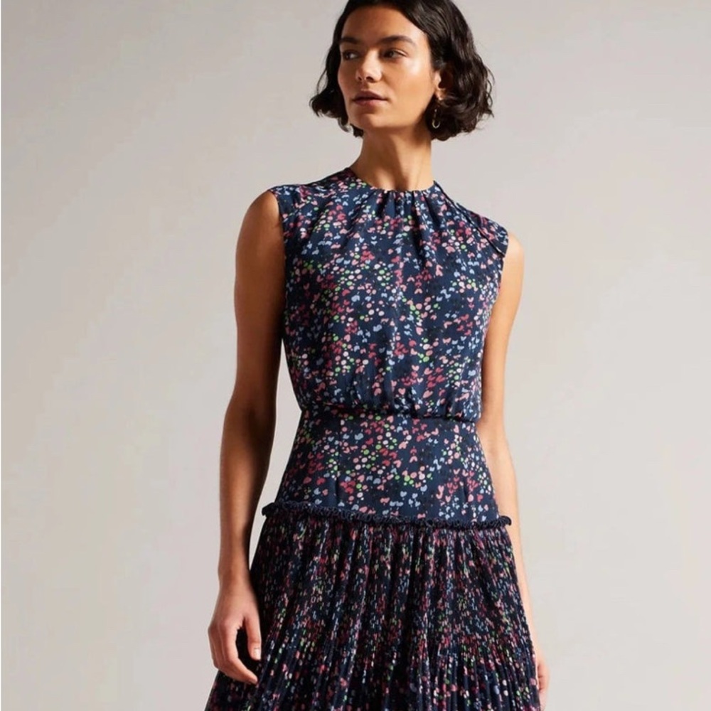 Ted Baker Multicolor Patterned Dress